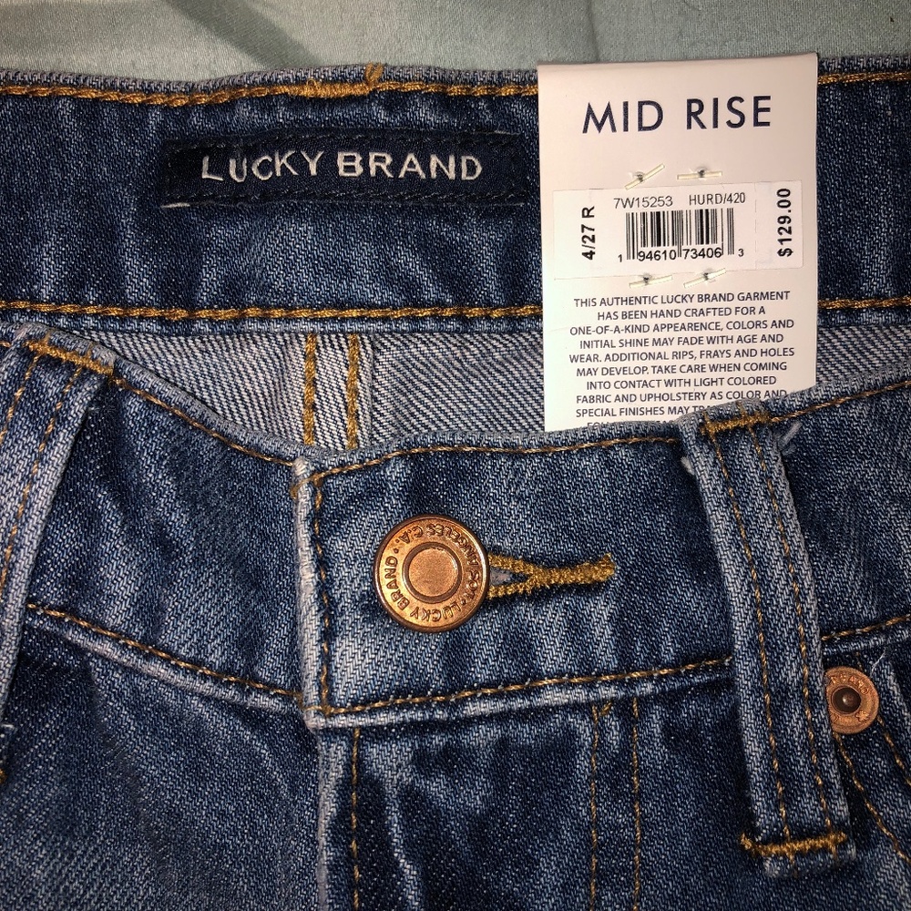 Lucky Brand mid rise jeans size 4/27 R